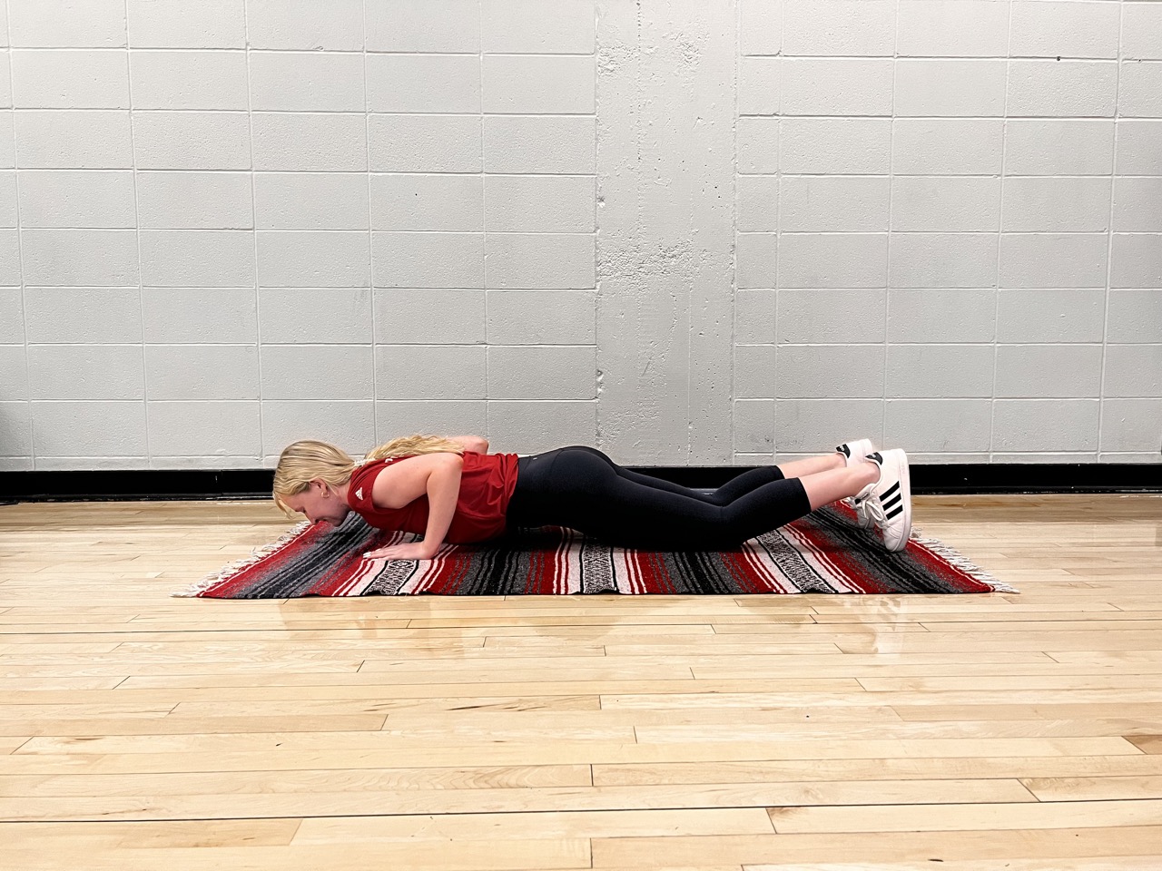 Modified push-up motion instructions