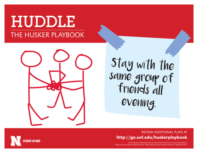 The Husker Playbook poster: Huddle