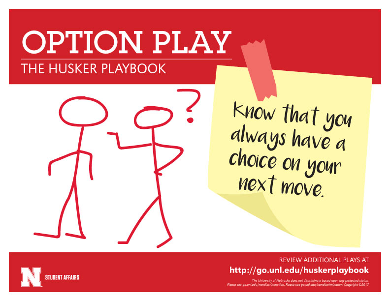 The Husker Playbook poster: Option Play