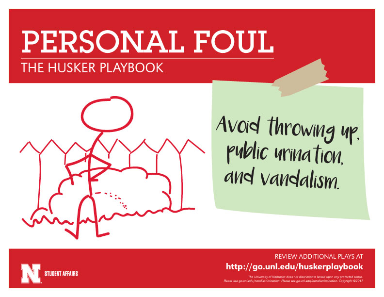 The Husker Playbook poster: Personal Foul