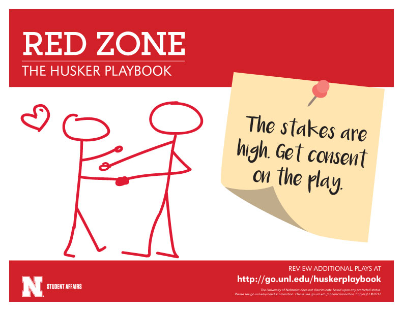 The Husker Playbook poster: Red Zone