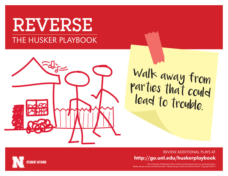 The Husker Playbook poster: Reverse