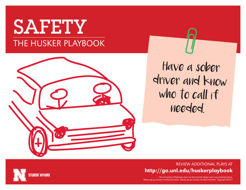 The Husker Playbook poster: Safety