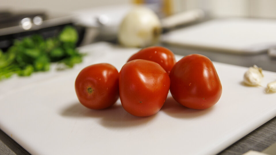 tomatoes and fresh veggies