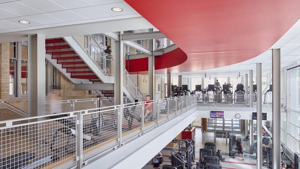 Recreation and Wellness Center Cardio Cube