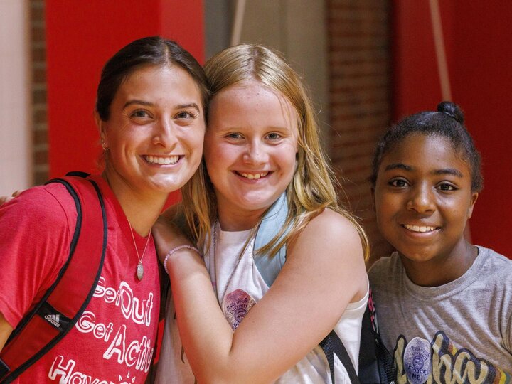 Children participate in summer camps at Campus Recreation