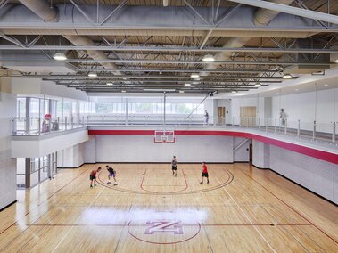 Recreation and Wellness Center Gymnasium